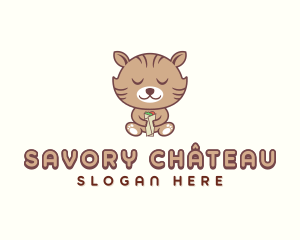 Burrito Kitten Catering logo design