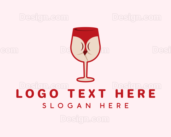 Wine Glass Bikini Logo