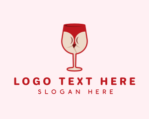 Wine Glass Bikini Logo