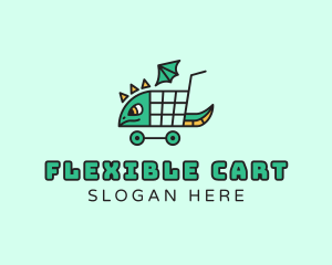 Dragon Cart Shopping logo design