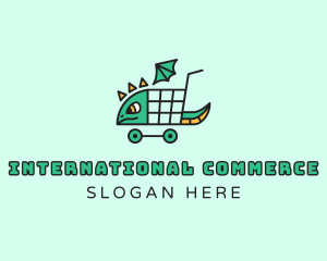 Dragon Cart Shopping logo design