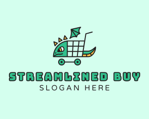 Dragon Cart Shopping logo design