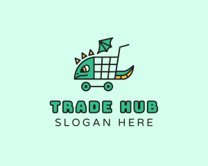 Dragon Cart Shopping logo design