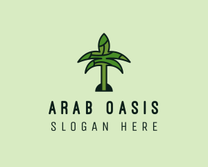 Arabic Palm Tree  logo