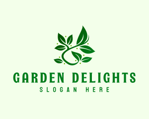 Vegan Nature Leaves logo design