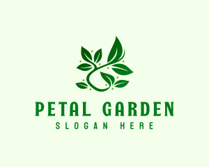 Vegan Nature Leaves logo design