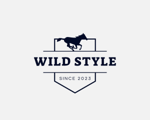 Wild Horse Western logo design