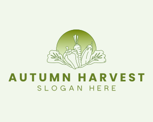 Vegetable Harvest Market logo design