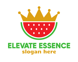 Crown Watermelon Slice logo