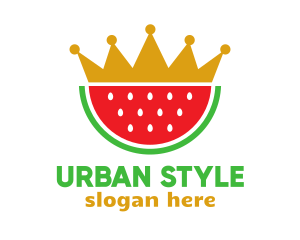 Crown Watermelon Slice logo