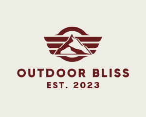 Mountain Outdoor Camp  logo design