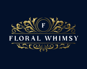 Elegant Floral Crest logo