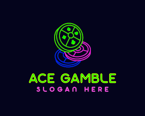 Casino Gambling Chip logo design