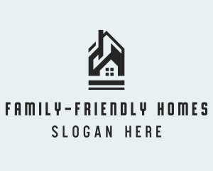 Home Residence Property logo design