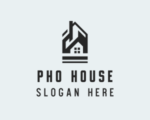 Home Residence Property logo design