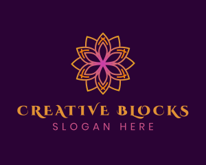 Creative Mandala Flower logo design