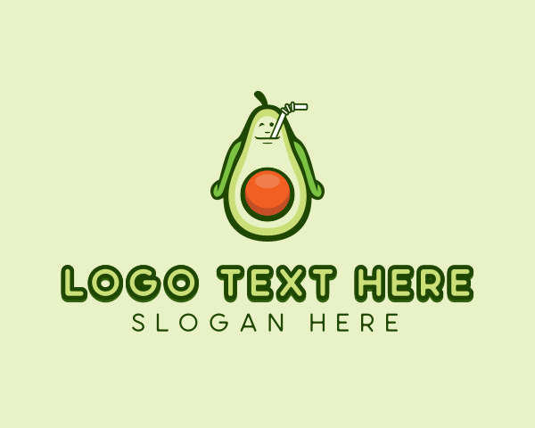 Alligator Pear logo example 4