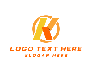 Professional Folding Company Letter K logo