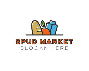 Food Snack Groceries logo design