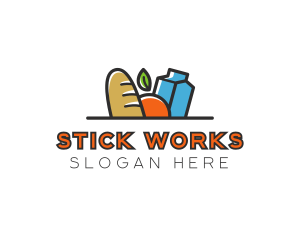 Food Snack Groceries logo design