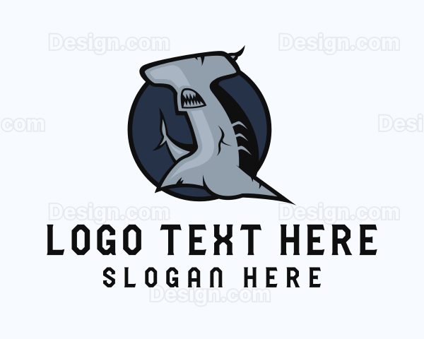 Hammerhead Shark Animal Logo