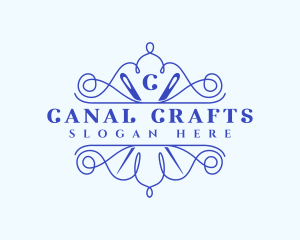 Craft Needle Stitch logo design