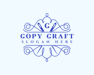 Craft Needle Stitch logo design