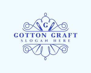 Craft Needle Stitch logo design