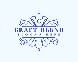 Craft Needle Stitch logo design