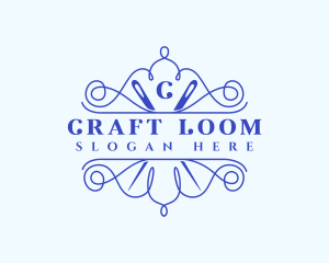 Craft Needle Stitch logo design