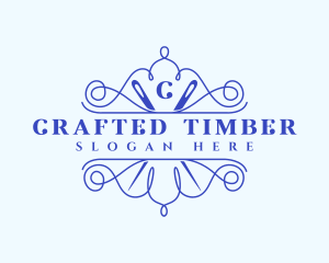 Craft Needle Stitch logo design