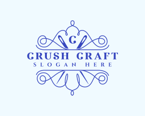 Craft Needle Stitch logo design