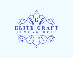 Craft Needle Stitch logo design