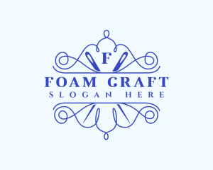 Craft Needle Stitch logo design