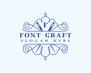 Craft Needle Stitch logo design