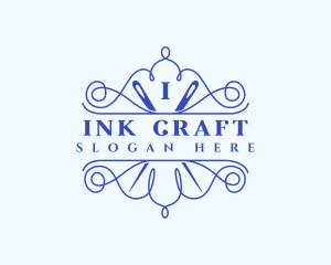 Craft Needle Stitch logo design