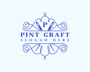 Craft Needle Stitch logo design