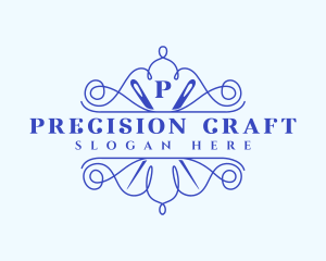 Craft Needle Stitch logo design