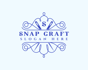 Craft Needle Stitch logo design