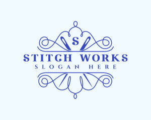 Craft Needle Stitch logo design