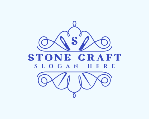 Craft Needle Stitch logo design