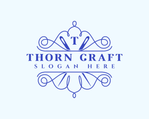 Craft Needle Stitch logo design