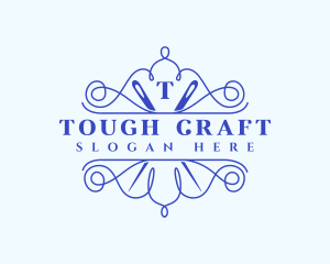 Craft Needle Stitch logo design