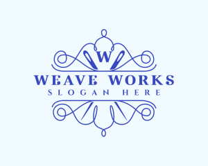 Craft Needle Stitch logo design