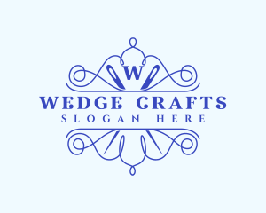 Craft Needle Stitch logo design