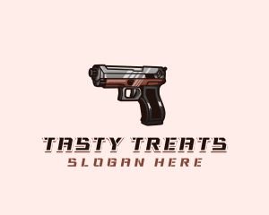 Firearm Pistol Gun logo design