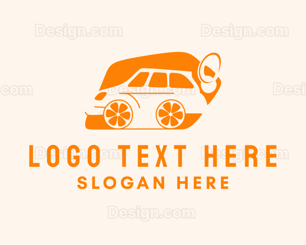 Car Orange Tag Logo