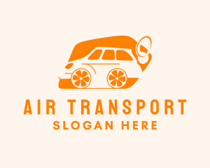 Car Orange Tag logo design