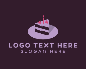 Strawberry Pastry Cake Logo