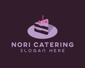 Strawberry Pastry Cake logo design